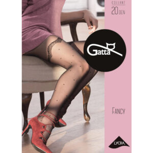 Rajstopy damskie wzorzyste Gatta fancy 08 20 den 2-S nero