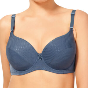 Linaise biustonosz usztywniany push up Jana 1318 80A niebieski