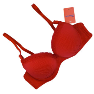 Linaise biustonosz push up 1379 75A czerwony