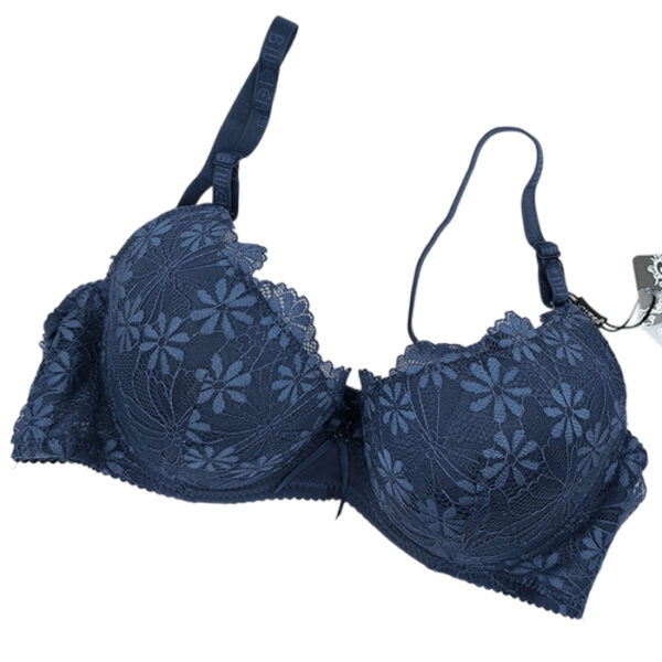 Biweier biustonosz usztywniany 9594 push up 85C granatowy