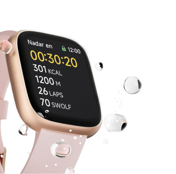 Smartwatch damski Toobur idw26 różowy zegarek fitness - obrazek 3