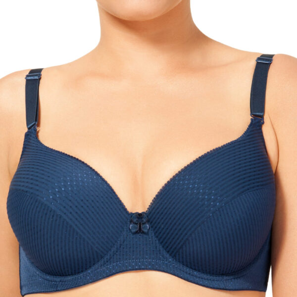 Linaise biustonosz usztywniany push up Jana 1318 85A granatowy - obrazek 2