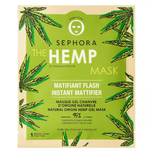 The hemp mask maska z konopi w płachcie matująca Sephora