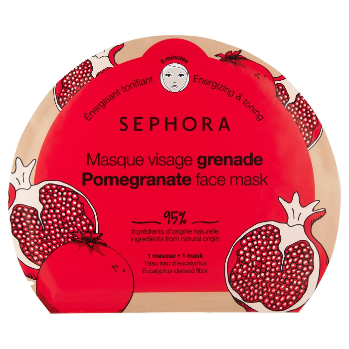 Maska do twarzy w płachcie pomegranate granat Sephora