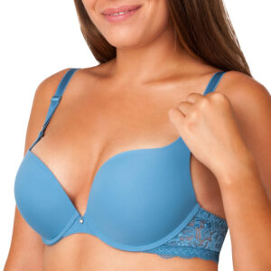 Linaise biustonosz usztywniany push-up Syntia 1706 80C niebieski