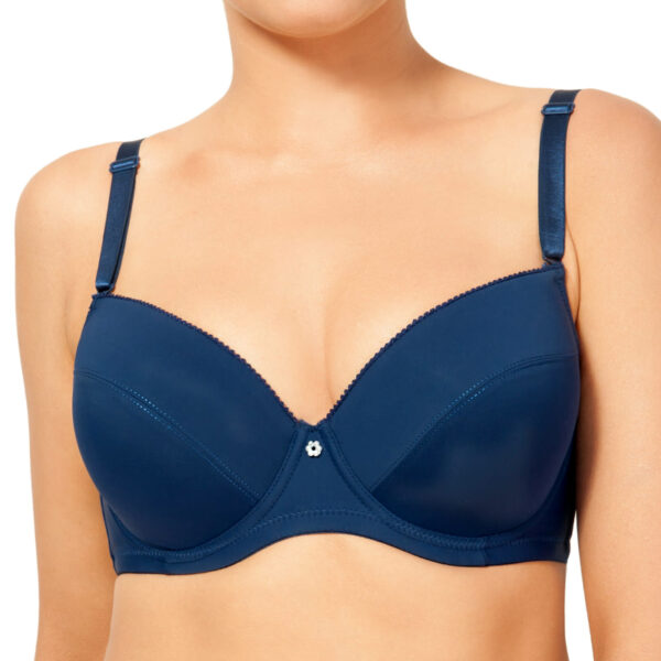 Linaise biustonosz push-up Anna 1121 granatowy 80A - obrazek 2