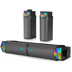 Głośniki komputerowe gamingowe Bluetooth RGB Smalody