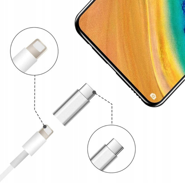 Yootech adapter przejściówka USB C męski na USB Lightning - obrazek 2