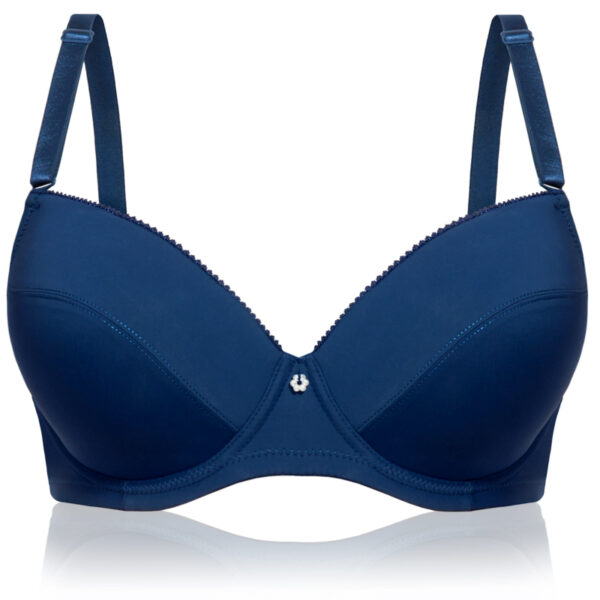Linaise biustonosz push-up Anna 1121 granatowy 80A - obrazek 4