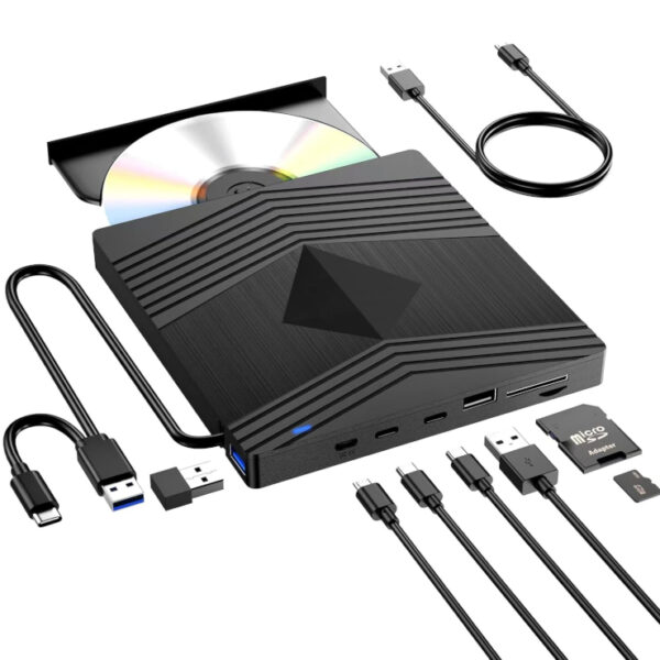 Napęd nagrywarka CD/DVD zewnętrzna Aumdie BT682 przenośny - obrazek 2