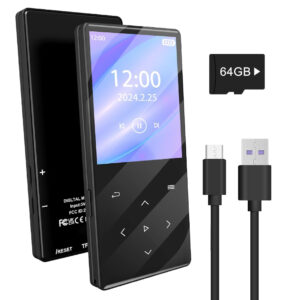 Odtwarzacz MP3 Bluetooth 5.0 Gueray 128 GB czarny
