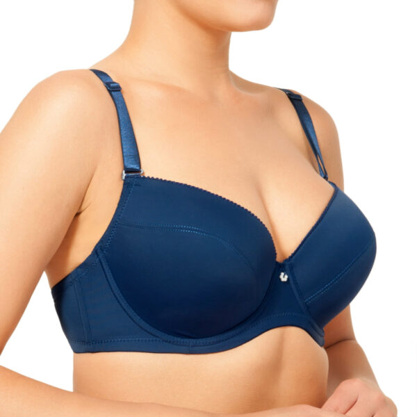 Linaise biustonosz push-up Anna 1121 granatowy 80A