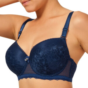 Linaise biustonosz push up Joséphine 1660 granatowy 70A