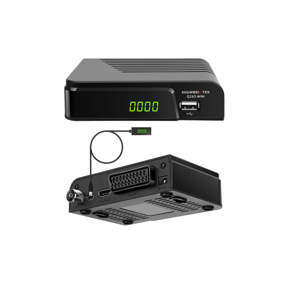 Dekoder Shunweiqtek Q265 mini USB PVR nagrywanie HEVC