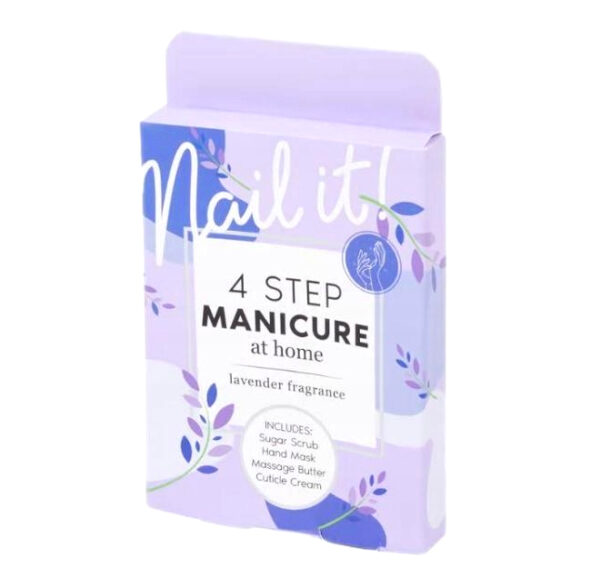 Nail It zestaw do dłoni domowe SPA lawenda 4 step vegan