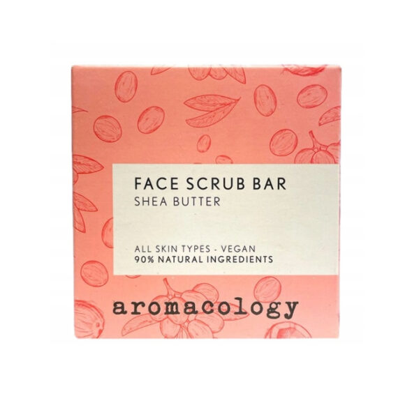 Aromacology peeling scrub w kostce do twarzy masło shea 80 g - obrazek 2