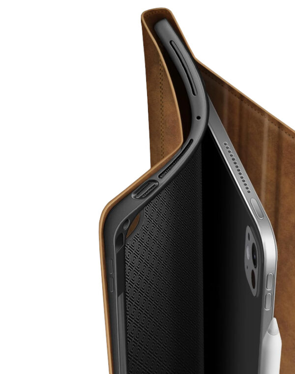 Antbox etui na iPad Pro 13 brązowe skórzane - obrazek 3