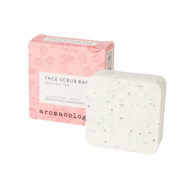 Aromacology peeling scrub w kostce do twarzy masło shea 80 g