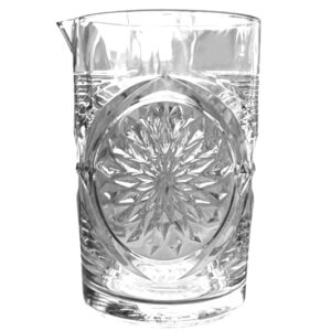 Szklana karafka dzbanek do wody napojów 700 ml tłoczony wzór