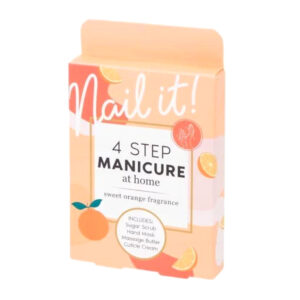Nail It zestaw do dłoni domowe SPA sweet orange 4 step vegan