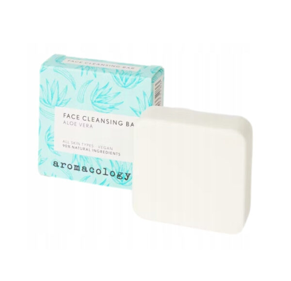 Aromacology mydło w kostce do czyszczenia twarzy aloe vera 80 g