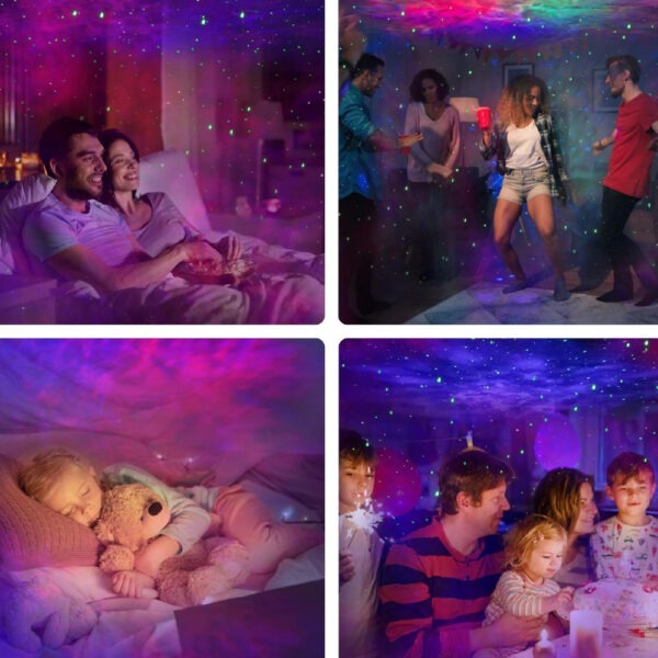 Panamalar inteligentny projektor laserowy LED galaktyka - obrazek 4