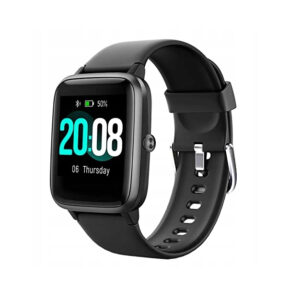 Smartwatch czarny zegarek fitness damski męski