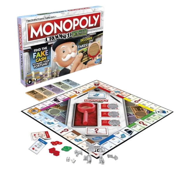 Hasbro Monopoly trefna kasa gra planszowa wersja angielska