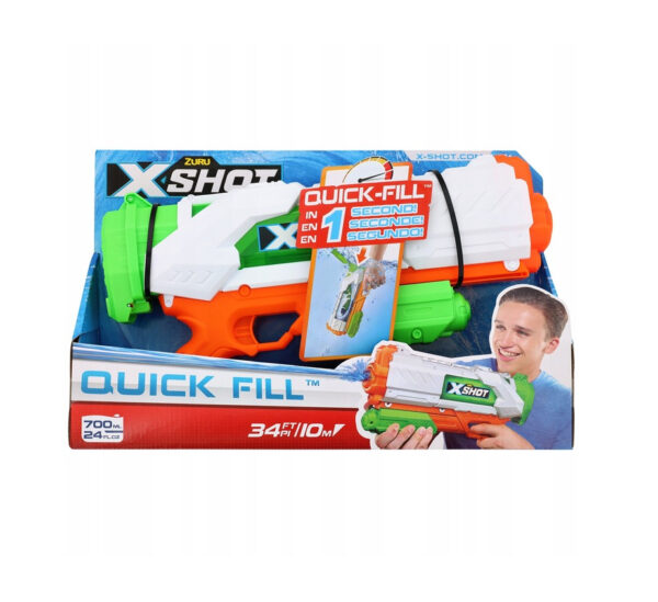 Pistolet na wodę X-Shot Zuru pistolet na wodę 700 ml zasięg 10 m - obrazek 2