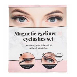 Rzęsy magnetyczne czarne eyeliner pęseta zestaw