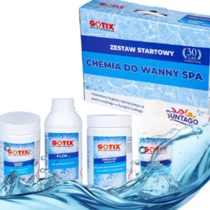 Gotix zestaw startowy chemia do basenu 5 produktów jacuzzi