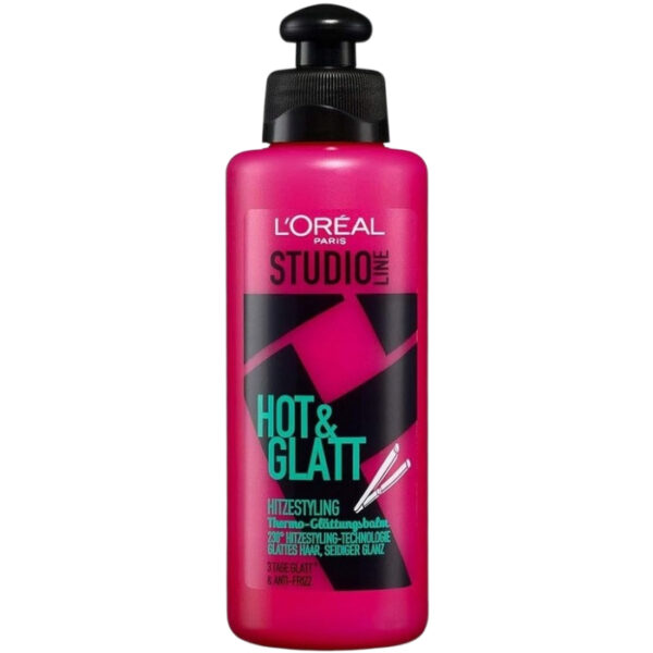 L'Oréal hot & glatt termiczny balsam wygładzający włosy 200ml