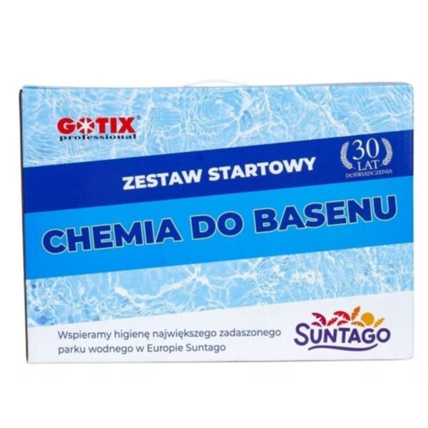 Gotix zestaw startowy chemia do basenu 5 produktów jacuzzi - obrazek 3