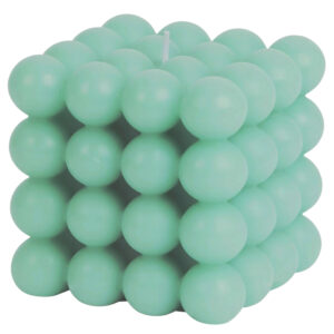 Świeca duża kwadratowa kule bubble candle 10x10x10 cm