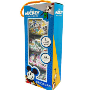 Naklejki Myszka Mickey i Przyjaciele błyszczące 4 rolki