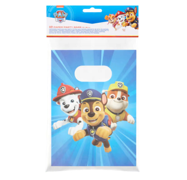 Torebki na przyjęcie cukierki Psi Patrol 10 sztuk 16x22 cm