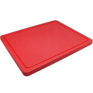 Deska do krojenia HDPE czerwona 32 x 26 x 1,8 cm