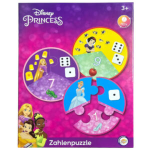Disney Princess puzzle edukacyjne 10 x wzorów dla dzieci 3+
