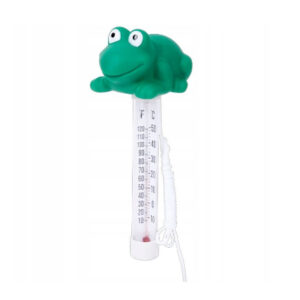 Termometr wodny basenowy pływający z figurką 20 cm żaba