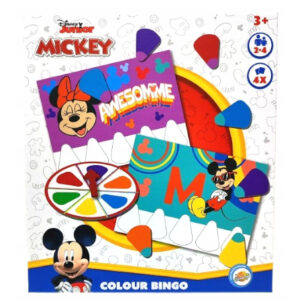 Gra planszowa kolorowe bingo Disney Myszka Mickey dla dzieci