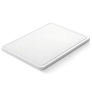 Deska do krojenia HDPE biała 32 x 26 x 1,8 cm