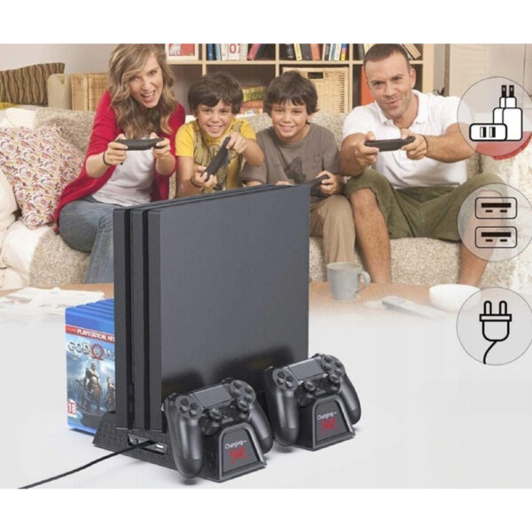 Stojak pionowy OIVO stacja dokująca do PS4/PS4 Pro/PS4 Slim - obrazek 4