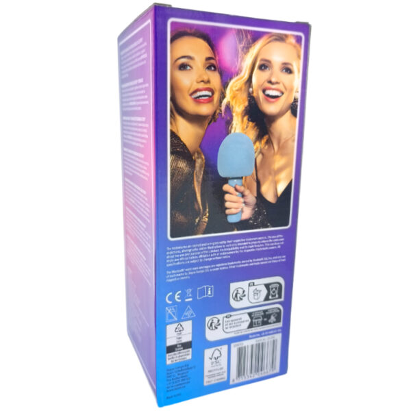 Mikrofon karaoke z Bluetooth z efektami dźwiękowymi Niebieski - obrazek 2