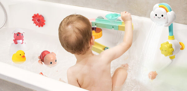 Zestaw zabawek do kąpieli dla dzieci Cute Stone Bath Toy 33 el. - obrazek 7