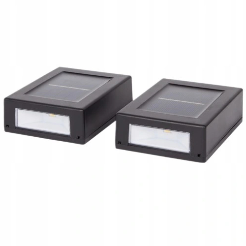 Kinkiety ścienne lampy solarne z czujnikiem 2 sztuki