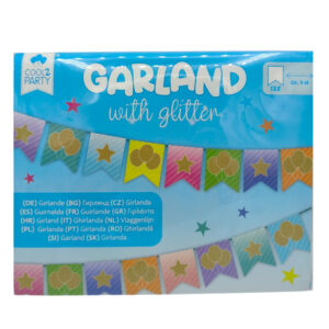 Girlanda Urodzinowa dekoracja z brokatem 4m Cool2Party