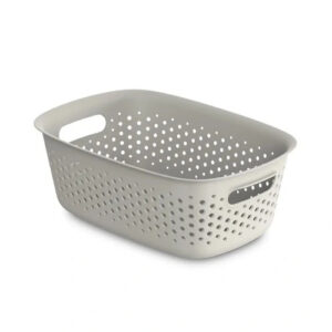Kosz uniwersalny 3.5L tworzywo sztuczne beżowy 10.5 x 19.5 x 28 cm