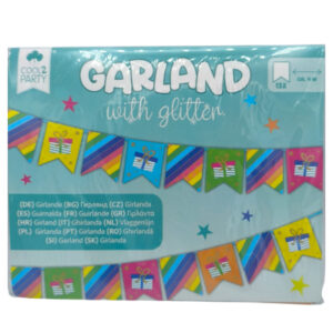 Girlanda Urodzinowa dekoracja z brokatem 4m Cool2Party