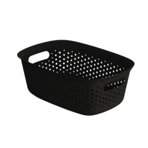 Kosz uniwersalny 3.5L tworzywo sztuczne czarny 10.5 x 19.5 x 28 cm