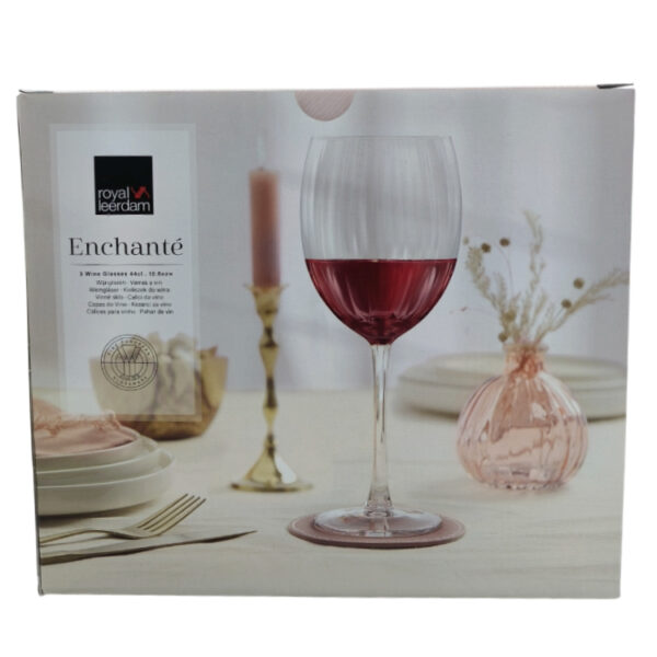 Elegancki Zestaw 3 kieliszków do wina 440ml Wine Glasses - obrazek 4